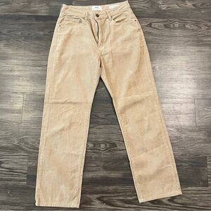 Cotton On Cord Straight Jeans - size 8 US - beige/tan corduroy